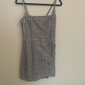 Abercrombie Black and White Checkered Dress